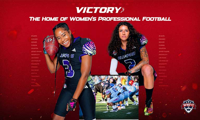 Victory+™ Becomes the Exclusive Home for WNFC Football, Establishing the Saturday Night Women's Pro Football Showcase